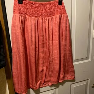 Liz Claiborne a Coral  skirt knee length.